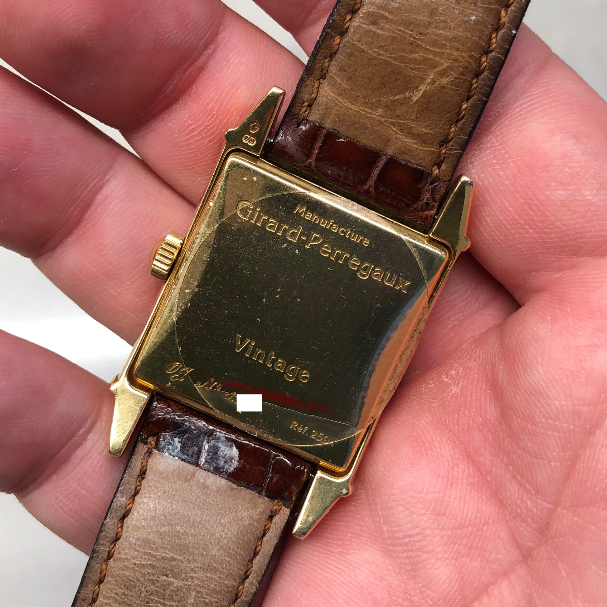 Girard Perregaux Vintage 1945 18K Yellow Gold 25940 Automatic Wristwatch with Box and Booklets - HASHTAGWATCHCO