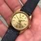 1989 Rolex Oyster Perpetual 67518 Champagne Dial 18K Yellow Gold Wristwatch - HASHTAGWATCHCO
