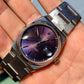 1987 Rolex Datejust Oysterquartz 17000 Tropical Purple Dial Steel Wristwatch - HASHTAGWATCHCO