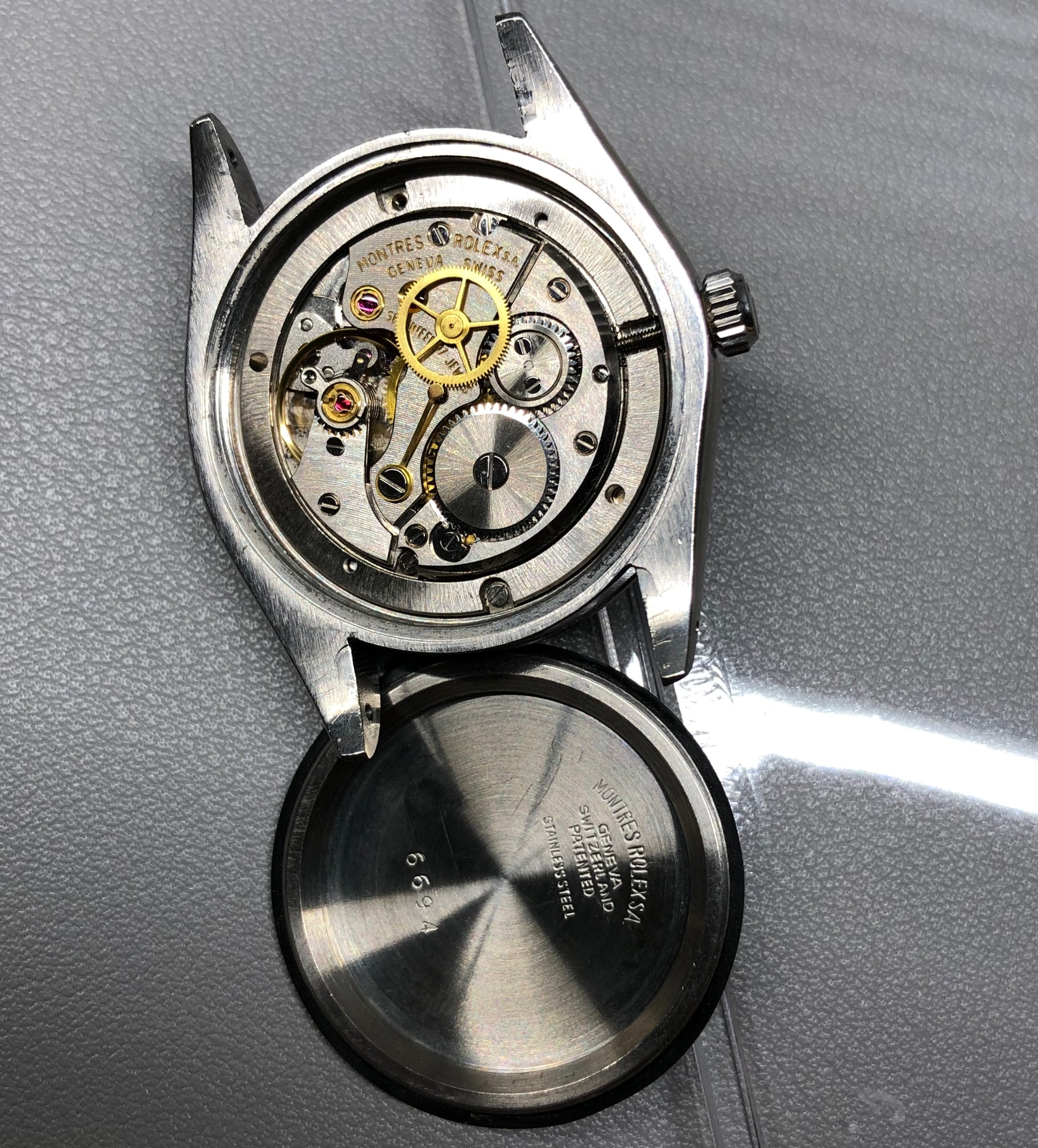 1976 Rolex Oysterdate Precision 6694 Stainless Steel Manual Wristwatch with Guarantee Papers - HASHTAGWATCHCO