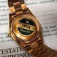 1980 Rolex President Day Date 18038 Birch Burlwood Dial Wristwatch with Papers - HASHTAGWATCHCO