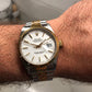 1987 Rolex Datejust 16013 White Dial Two Tone Jubilee Automatic Wristwatch