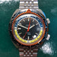 1960s Enicar Sherpa Guide 600 GMT World Time 166-35-04 43mm Vintage Automatic Wristwatch Old Stock - Hashtag Watch Company