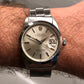1965 Rolex Date 1500 Oyster Perpetual Silver Arrow Steel Automatic Wristwatch