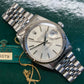 1984 Rolex Datejust 16014 Silver Dial Jubilee Fluted Bezel Steel Wristwatch with Tag