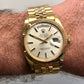 1976 Rolex President Day Date 1803 Silver Minute Track Dial Wristwatch with Papers