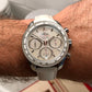 2022 Omega Speedmaster 38 Chronograph 324.38.38.50.55.001 Diamond MOP Dial and Bezel Automatic Wristwatch with Box