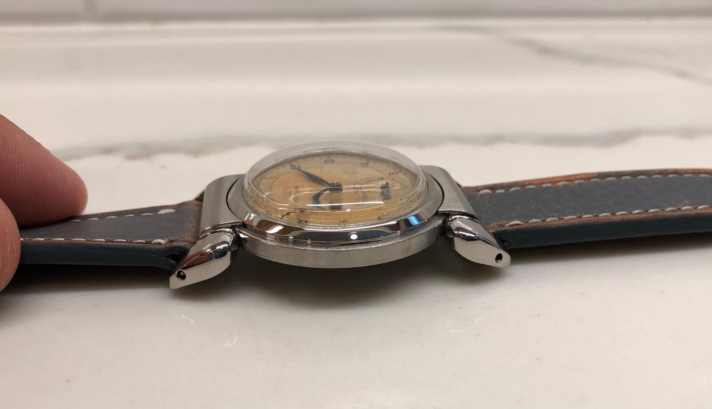 1934 Omega Scarab CK2014 Caliber 26.5 S0B T2 Art Deco Mechanical Vintage Wristwatch