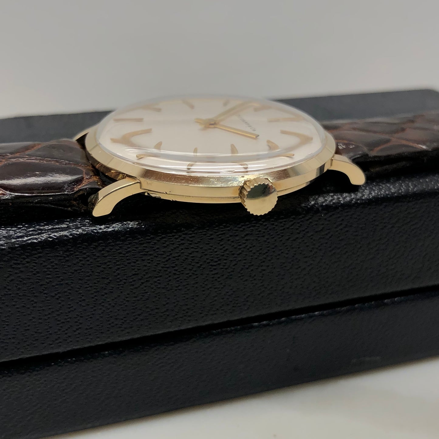 1971 Tiffany & Co. 14K Yellow Gold Dress Wristwatch with Original Box - Hashtag Watch Company
