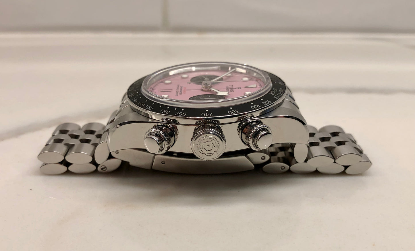 2024 Tudor Black Bay Chrono 79360N Flamingo Pink Dial Steel with Box and Papers
