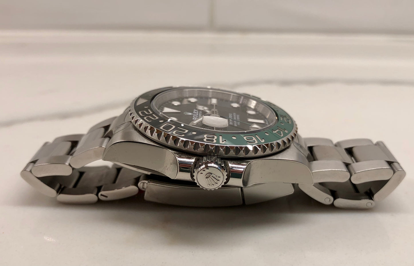 2022 Rolex GMT MASTER 126720VTNR Oyster Left Hand Wristwatch with Box and Papers Wrapped