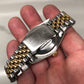 1990 Rolex Datejust 16233 Silver Stainless Steel Gold Two Tone Jubilee Wristwatch - HASHTAGWATCHCO