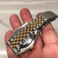 1990 Rolex Datejust 16233 Silver Stainless Steel Gold Two Tone Jubilee Wristwatch - HASHTAGWATCHCO