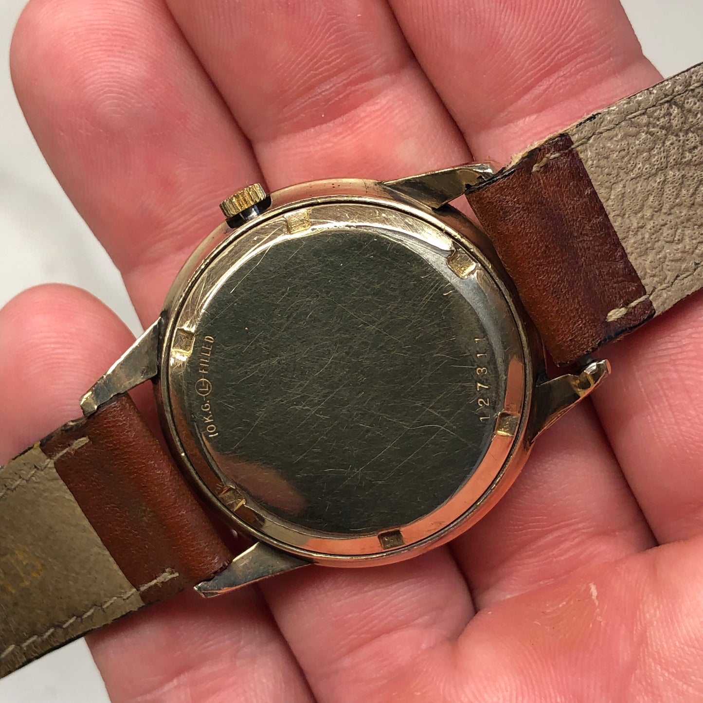 1950s LeCoultre Master Mariner Gold Filled Caliber K813 Automatic Wristwatch