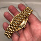 1976 Rolex President 1803 Day Date Yellow Gold Blue Diamond Dial Automatic Wristwatch - HASHTAGWATCHCO
