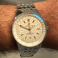 Breitling Navitimer A17326 Automatic 41 Stainless Steel Silver Wristwatch with Box and Papers - HASHTAGWATCHCO