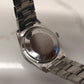 1975 Rolex Date 1501 Steel Engine Turned Oyster Silver Mosaic Dial Wristwatch