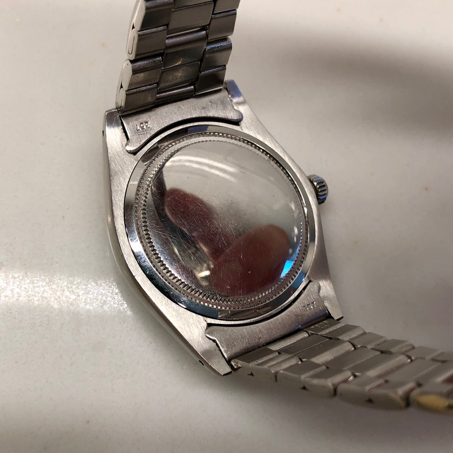 1976 Rolex Oysterdate Precision 6694 Stainless Steel Manual Wristwatch