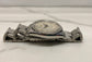 1958 Rolex Date 6535 Steel Engine Turned Oyster Roulette Wheel Automatic Wristwatch