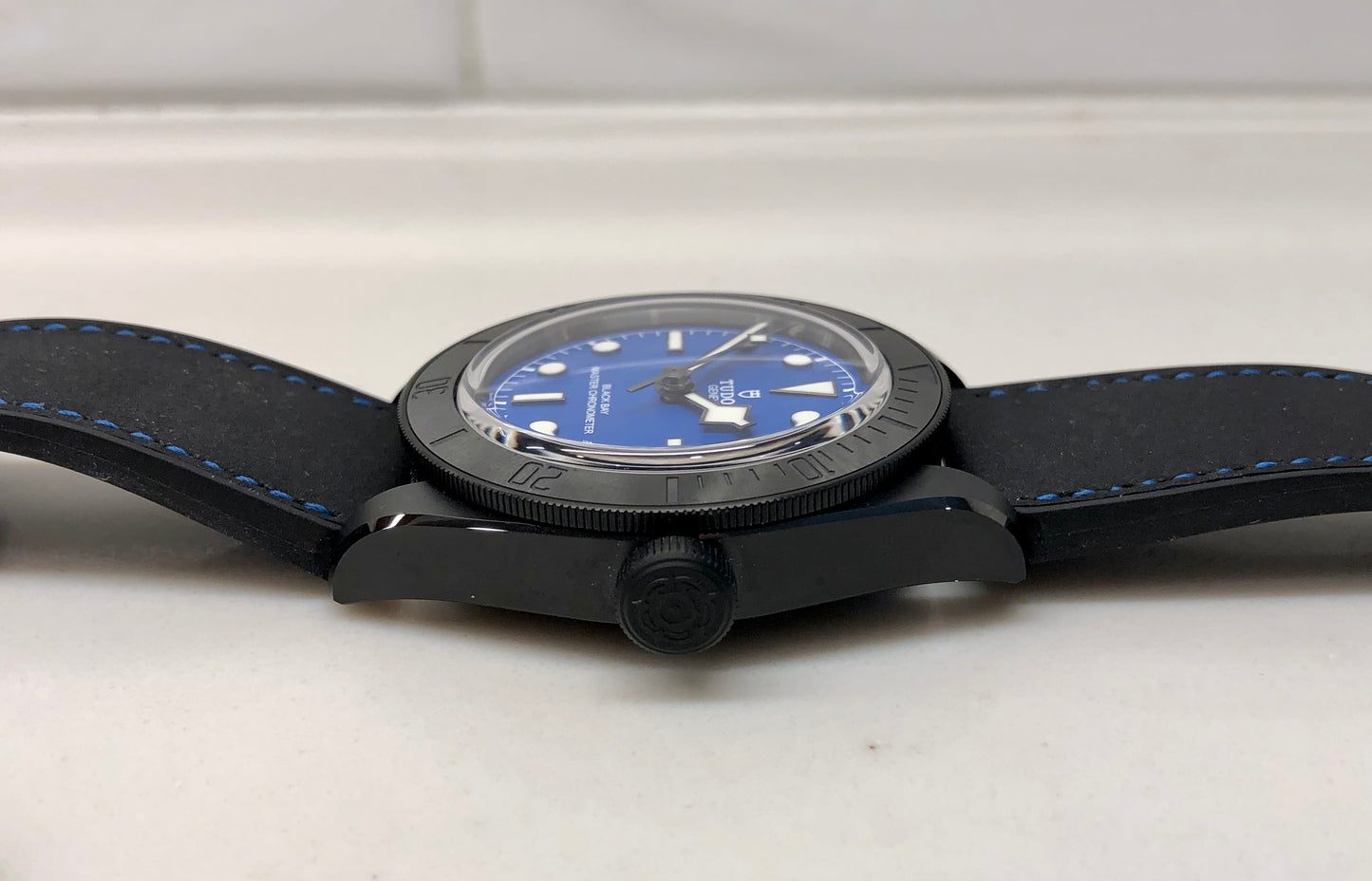 2025 Tudor Black Bay Ceramic Blue 79210CNU-0007 Automatic Wristwatch wtih Box and Papers