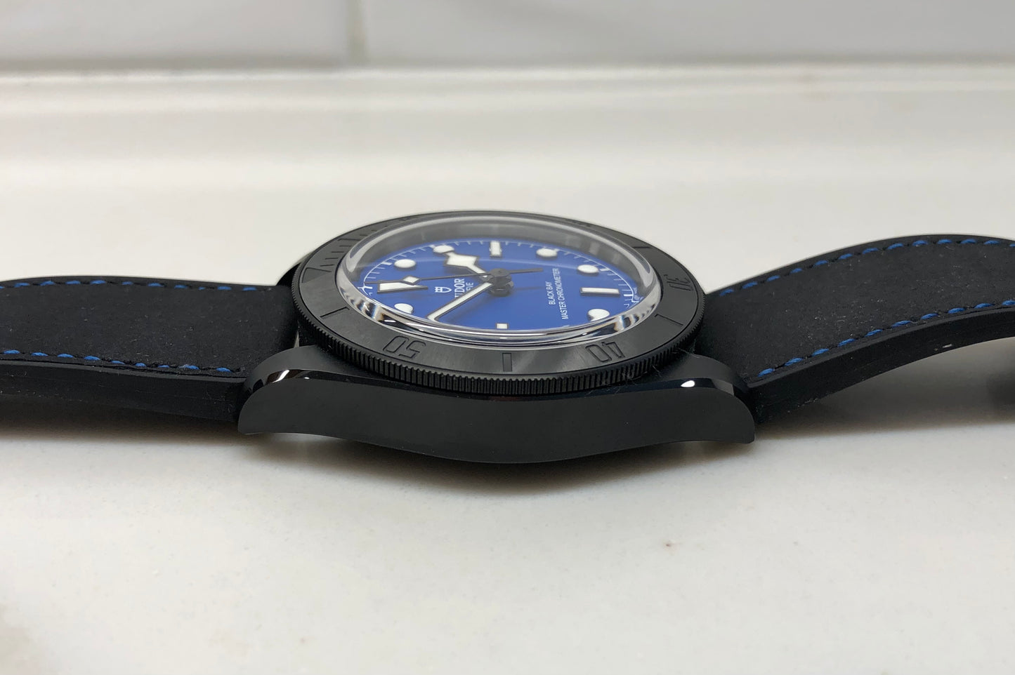 2025 Tudor Black Bay Ceramic Blue 79210CNU-0007 Automatic Wristwatch wtih Box and Papers