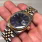 1987 Rolex Datejust 16013 Blue Violet Dial Two Tone Jubilee Automatic Wristwatch
