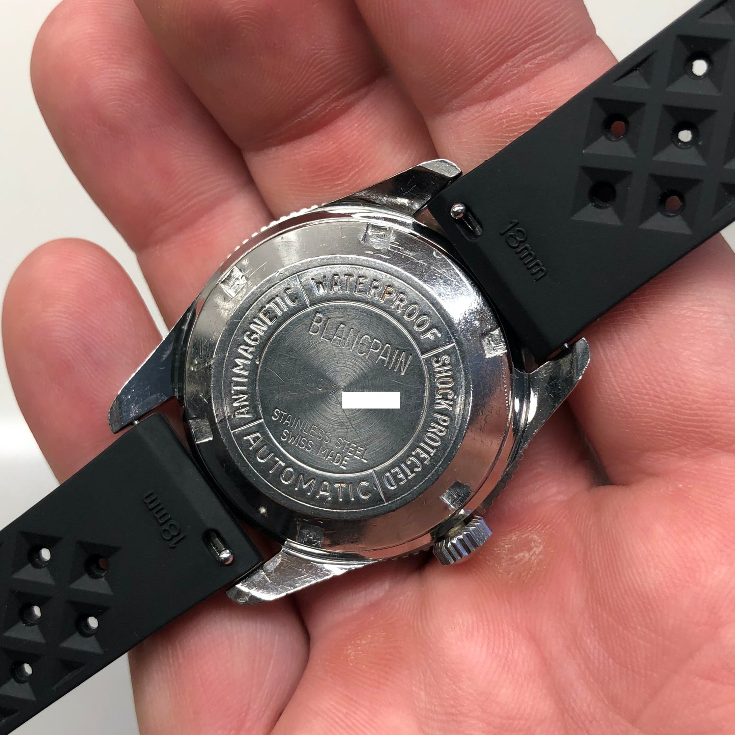 1960s Vintage Blancpain Aqualung Automatic Bakelite Wristwatch