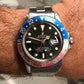 1969 Rolex GMT MASTER 1675 Mk 1 Pepsi Long E Matte Dial Steel Automatic Wristwatch with Box and Papers - HASHTAGWATCHCO