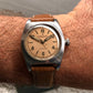 1944 Rolex Bubbleback 2940 Salmon Arabic Dial Steel Automatic Chronometer Wristwatch