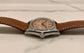 1944 Rolex Bubbleback 2940 Salmon Arabic Dial Steel Automatic Chronometer Wristwatch
