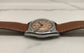 1944 Rolex Bubbleback 2940 Salmon Arabic Dial Steel Automatic Chronometer Wristwatch