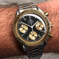 1990s Omega Speedmaster Reduced 175.00.33 Chronograph Steel and Gold Automatic Wristwatch - HASHTAGWATCHCO