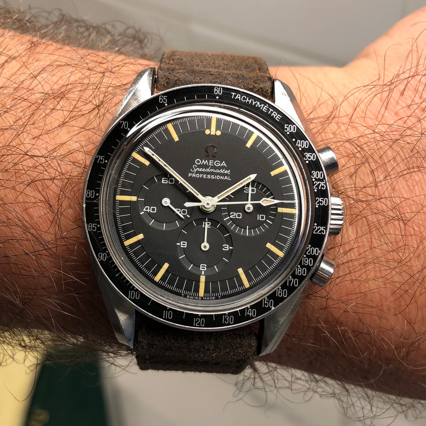 1966 Omega Speedmaster Professional 105.012-66 Chronograph 321 Manual Wristwatch
