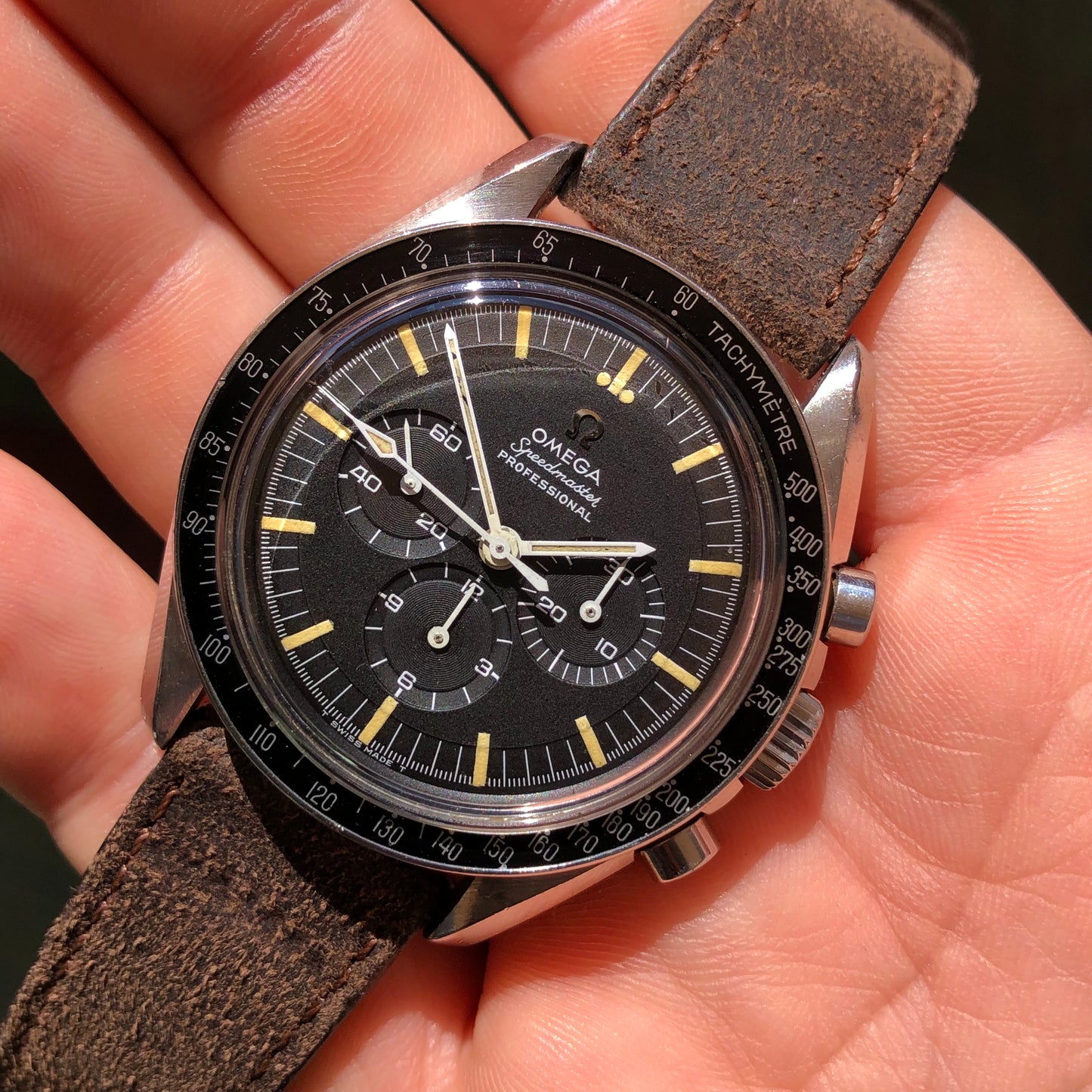 1966 Omega Speedmaster Professional 105.012-66 Chronograph 321 Manual Wristwatch