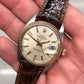 1974 Rolex Datejust 1601 Two Tone Rose Gold Steel Fluted Bezel Wristwatch