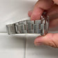 1976 Rolex Date 1500 Oyster Perpetual White Roman Steel Automatic Wristwatch - HASHTAGWATCHCO