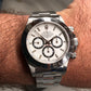 1996 Rolex Daytona 16520 White Steel Automatic Chronograph Wristwatch with Box and Papers - HASHTAGWATCHCO