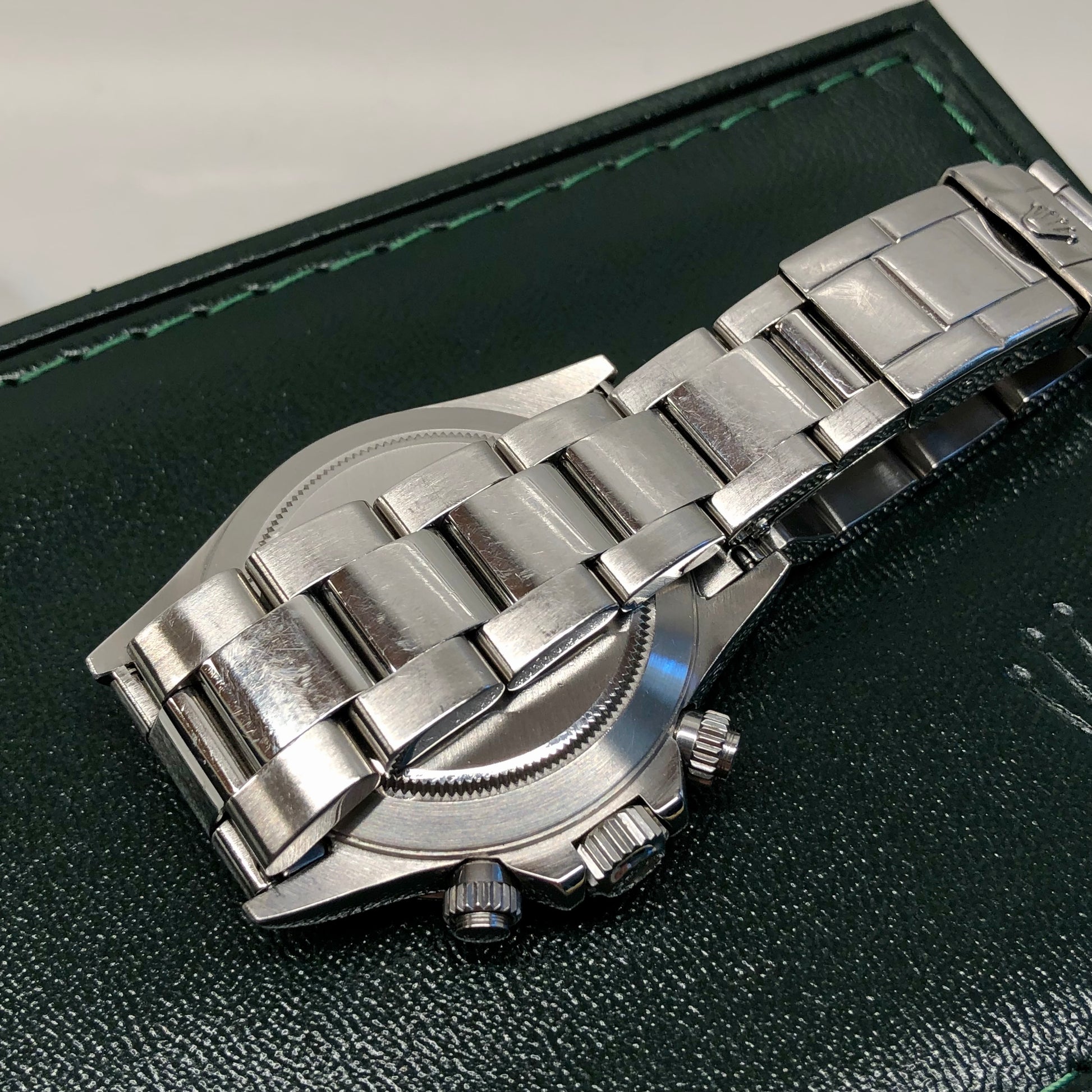 1996 Rolex Daytona 16520 White Steel Automatic Chronograph Wristwatch with Box and Papers - HASHTAGWATCHCO