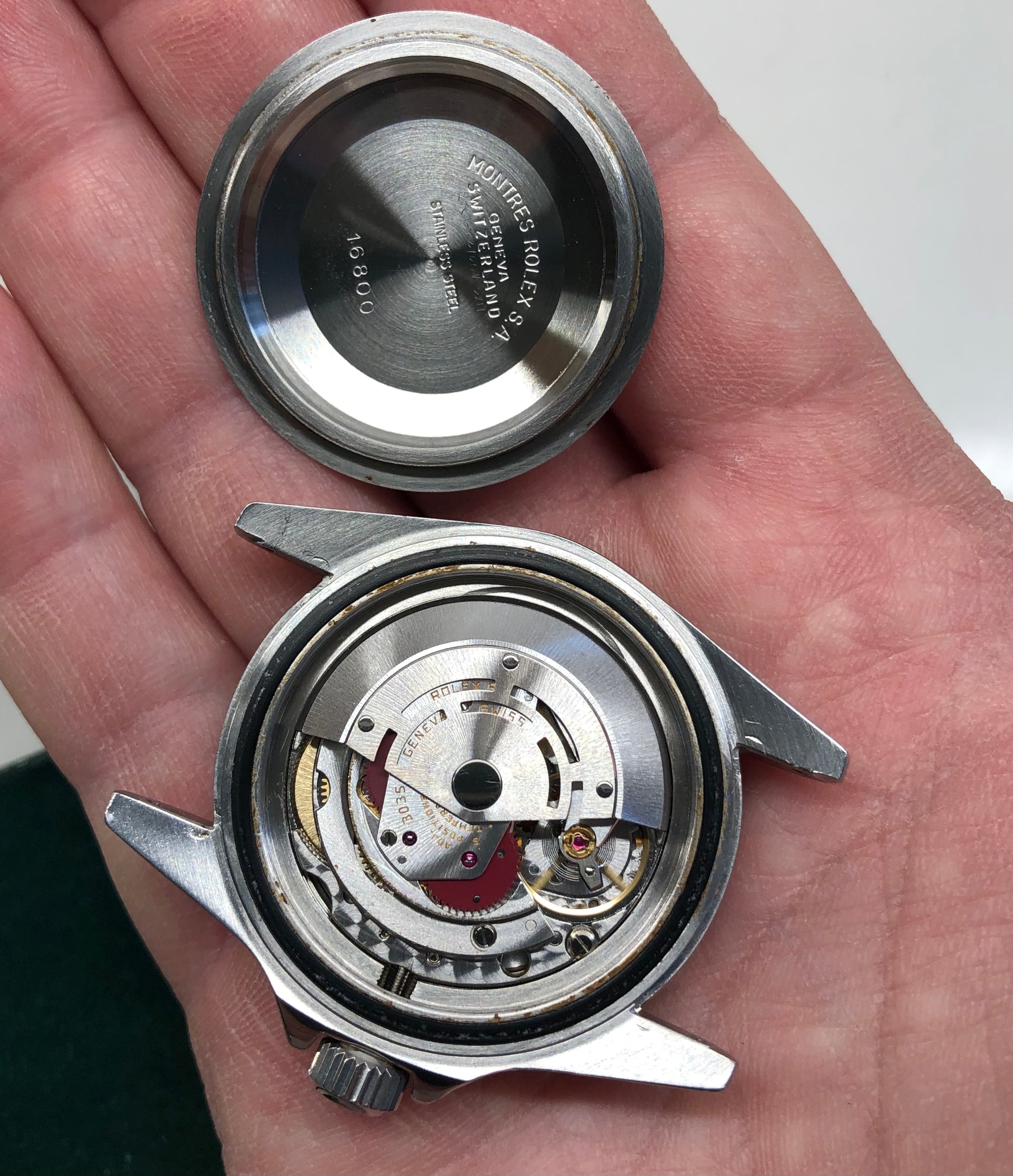 1984 Rolex Submariner Date 16800 Stainless Steel Wristwatch with Papers - HASHTAGWATCHCO