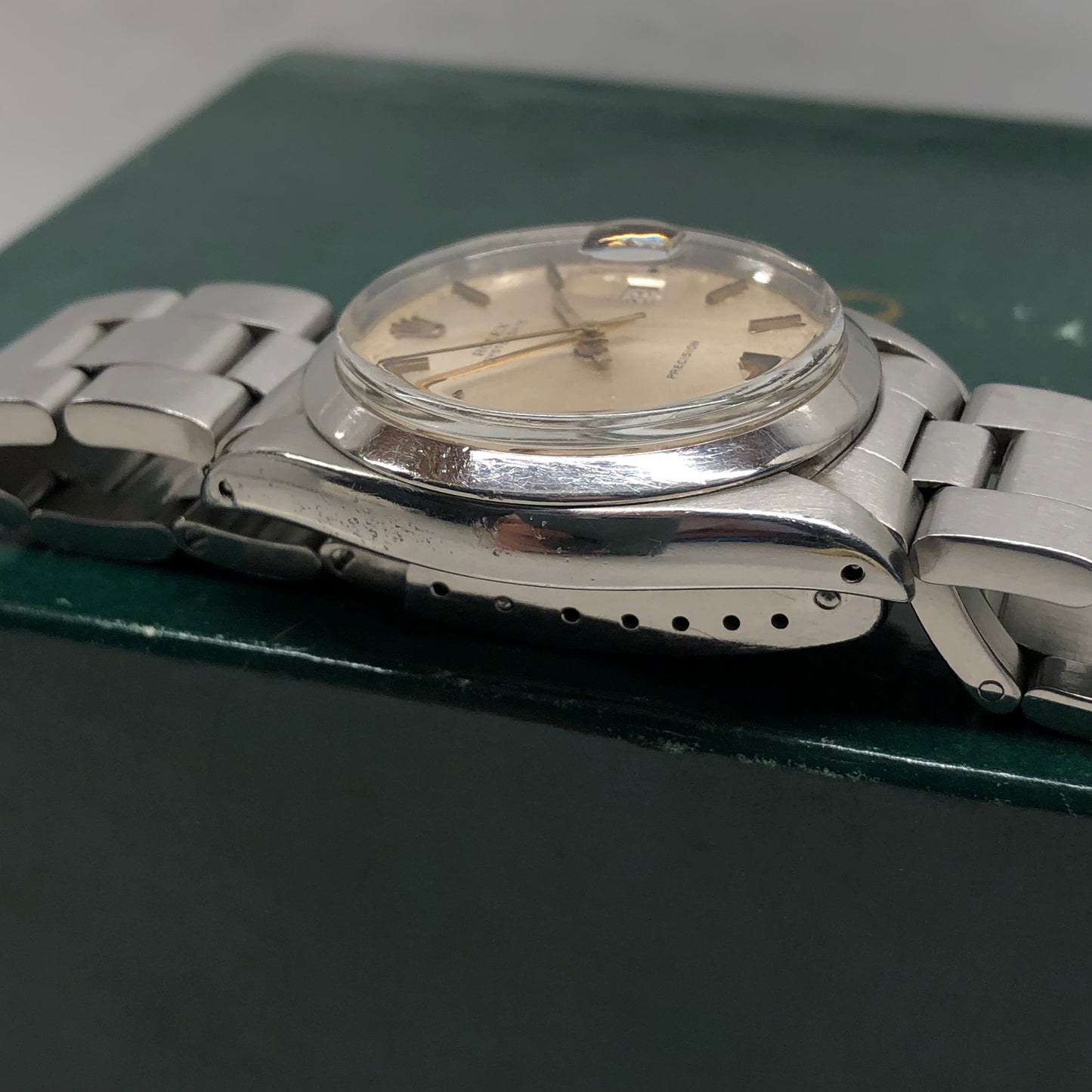 1961 Rolex OysterDate Precision 6694 Stainless Steel Manual Wristwatch - Hashtag Watch Company