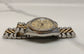 1988 Rolex Datejust 16233 Two Tone Champagne Roman Jubilee Wristwatch