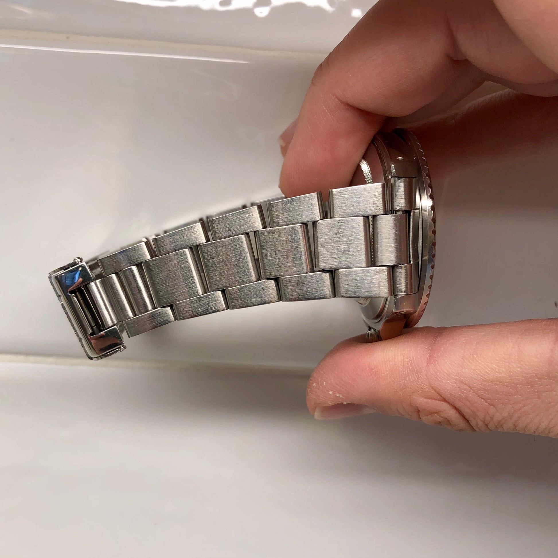 1984 Rolex Submariner Date 16800 Stainless Steel Wristwatch with Papers - HASHTAGWATCHCO