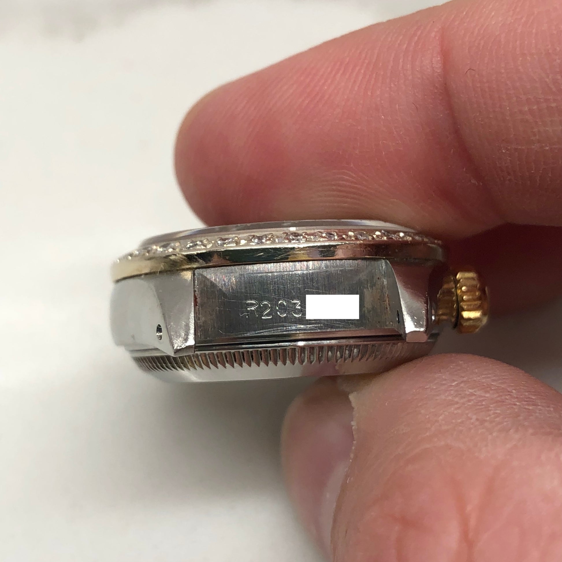 1987 Rolex Ladies Datejust 69163 Black Diamond Two Tone Jubilee Diamond Bezel Wristwatch - HASHTAGWATCHCO