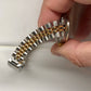 1987 Rolex Ladies Datejust 69163 Black Diamond Two Tone Jubilee Diamond Bezel Wristwatch - HASHTAGWATCHCO