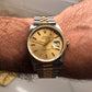 1990 Rolex Datejust 16233 Two Tone Champagne Stick Jubilee Sapphire Wristwatch
