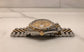 1990 Rolex Datejust 16233 Two Tone Champagne Stick Jubilee Sapphire Wristwatch