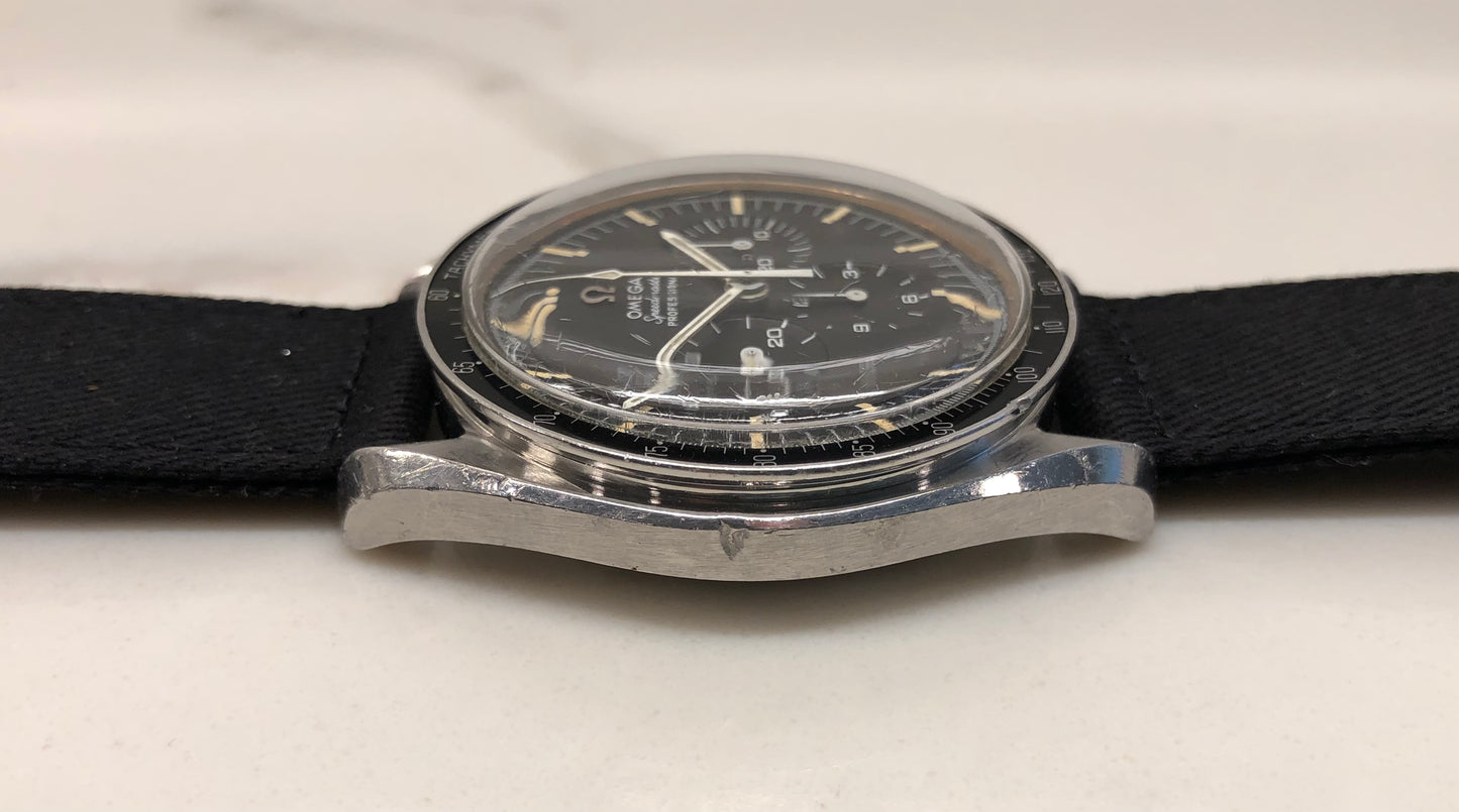 1968 Omega Speedmaster Professional 145.022-68 ST Transitional Chronograph 861 Manual Wristwatch - HASHTAGWATCHCO