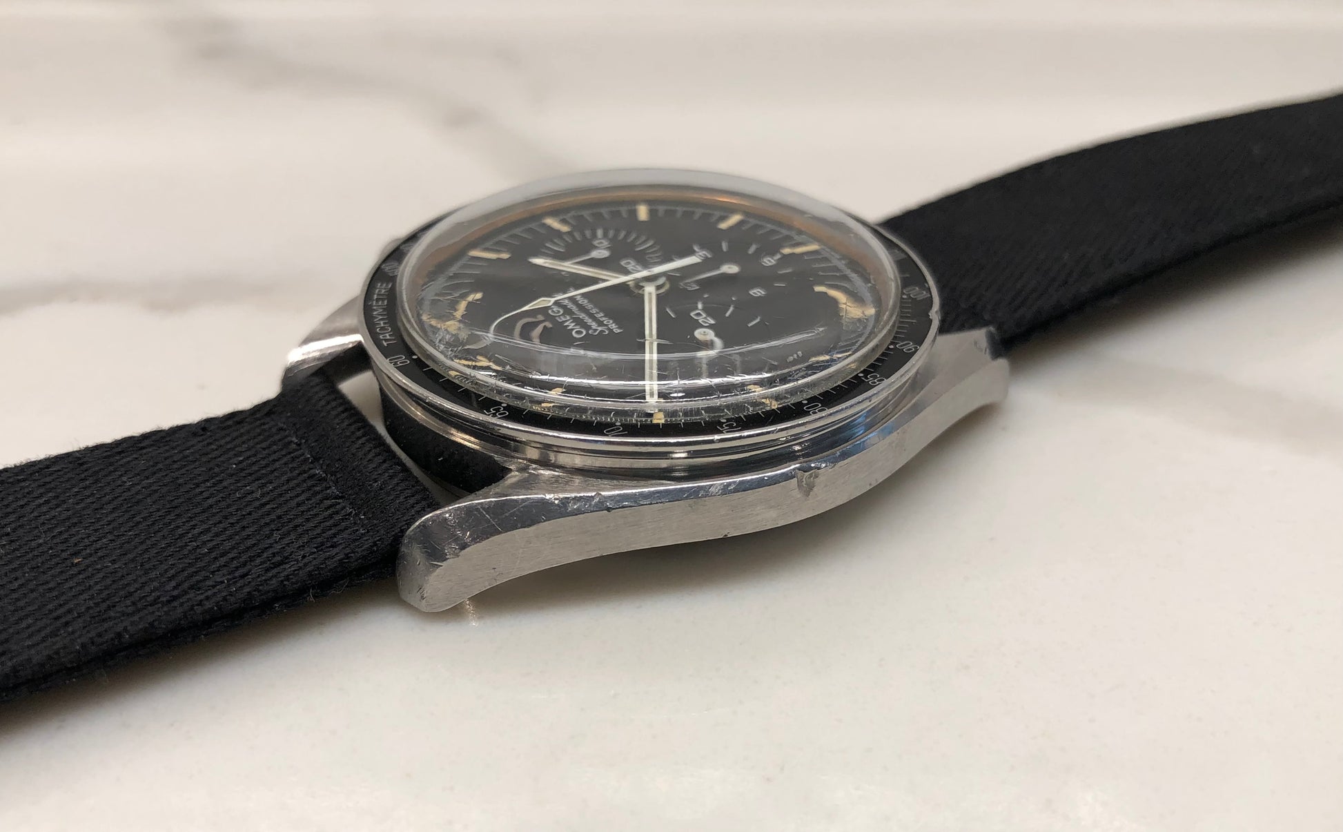 1968 Omega Speedmaster Professional 145.022-68 ST Transitional Chronograph 861 Manual Wristwatch - HASHTAGWATCHCO