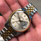 1987 Rolex Datejust 16013 Silver Stick Dial Two Tone Jubilee Automatic Wristwatch - Hashtag Watch Company
