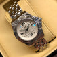 Breitling Cockpit A71356 Steel Diamond Dial Ladies Quartz Wristwatch with Box and Papers